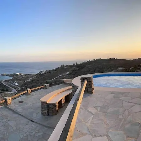 Kea Cyclades Island Divine Blue Nano With Pool And Sea View Villa *