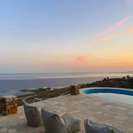 Kea Cyclades Island Divine Blue Nano With Pool And Sea View Villa Koundouros