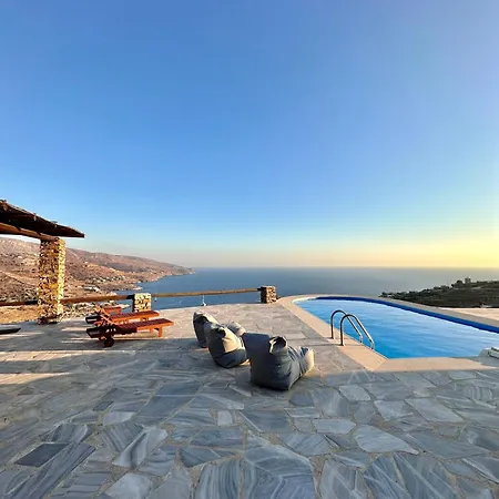 Kea Cyclades Island Divine Blue Nano With Pool And Sea View Villa Koundouros