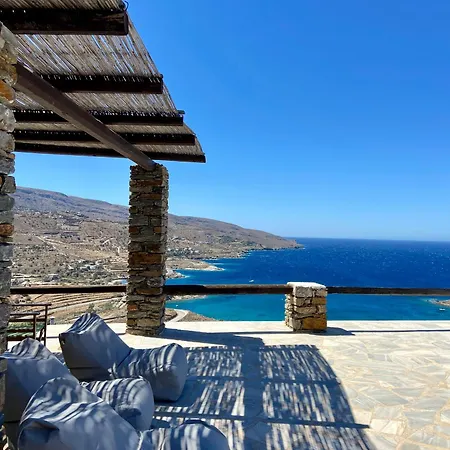 Kea Cyclades Island Divine Blue Nano With Pool And Sea View Villa Koundouros